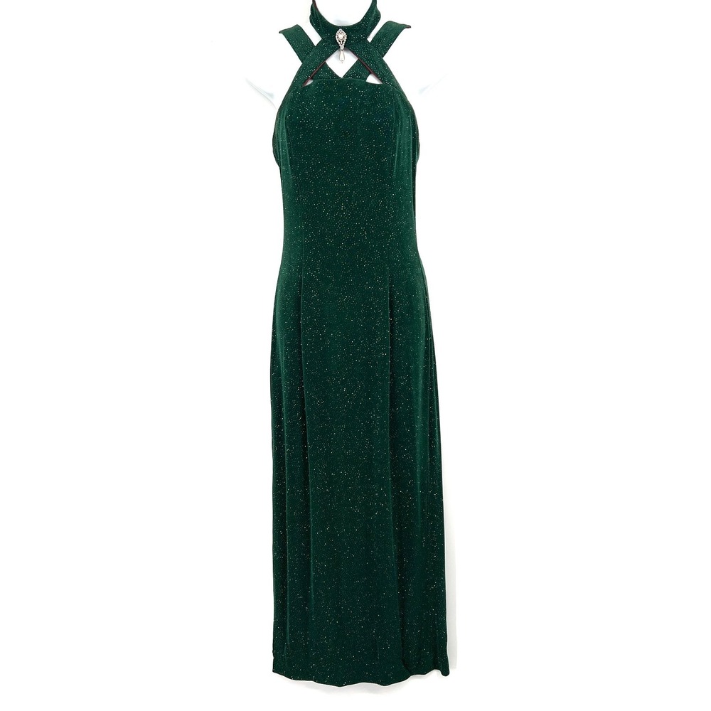 Vintage Gunne Sax whimsigoth dark fairy y2k halter dress fairycore grunge 10